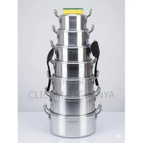 Heavy Cooking Pots Non Toxic Sufuria 7pots With Lids - thumbnail 2