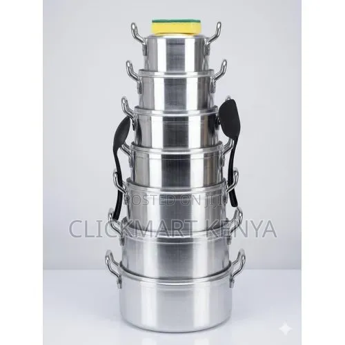 Heavy Cooking Pots Non Toxic Sufuria 7pots With Lids