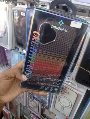 Creative Case Protective Phone Case Featuring a Carbon Fiber