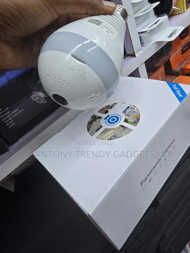 360 Degree Security Bulb Camera Smart Home Monitoring Cam