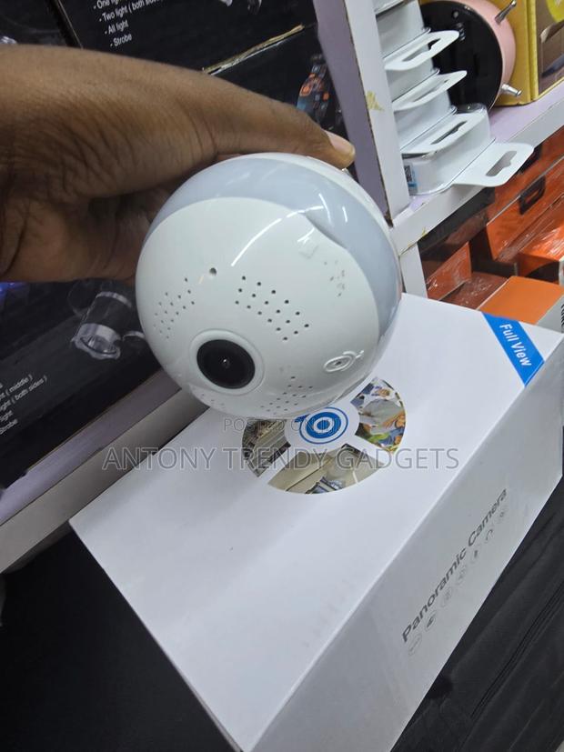 360 Degree Security Bulb Camera Smart Home Monitoring Cam - thumbnail 3