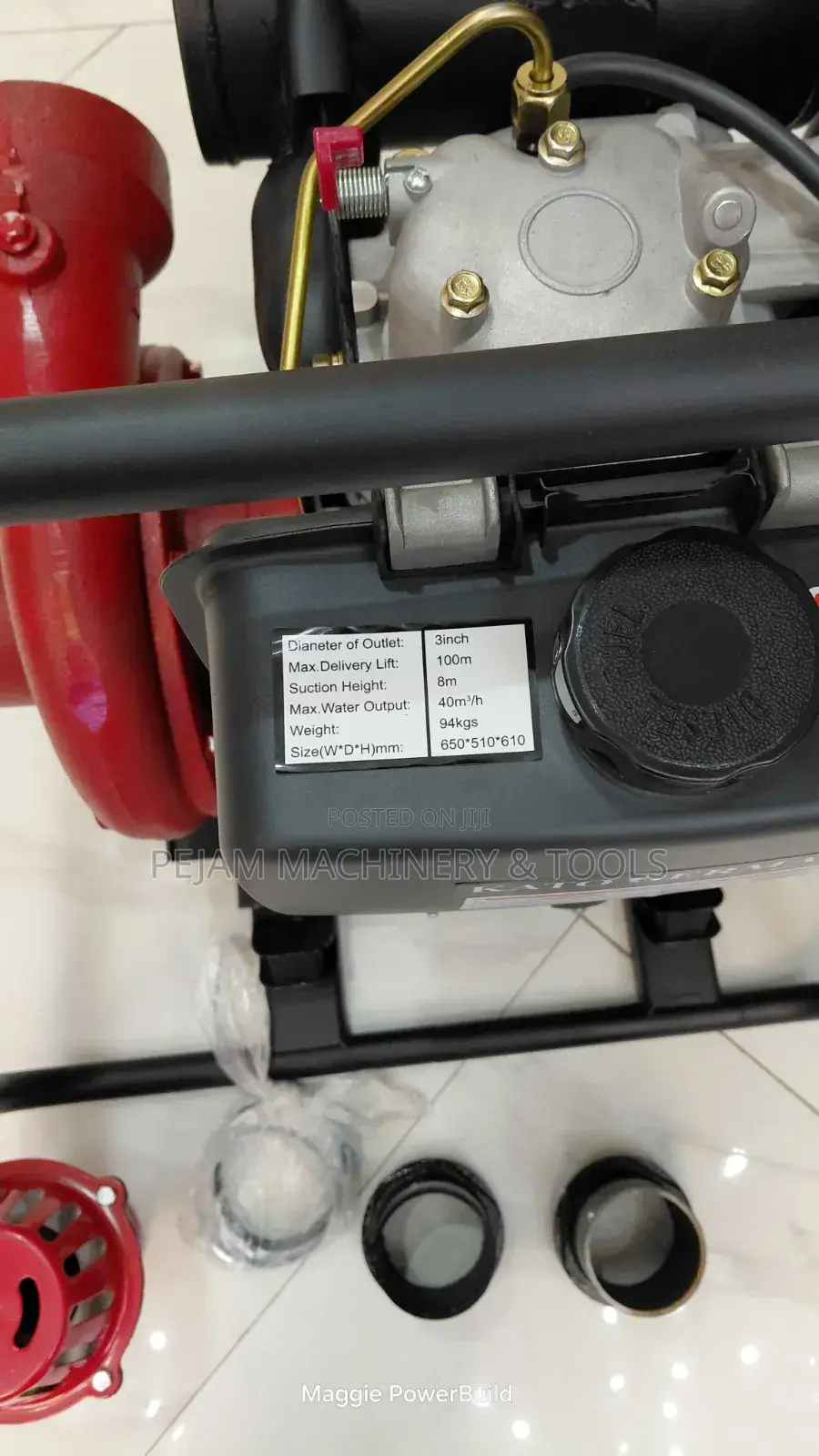 Kato Germany 16hp High Pressure 3" Diesel Waterpump 100m