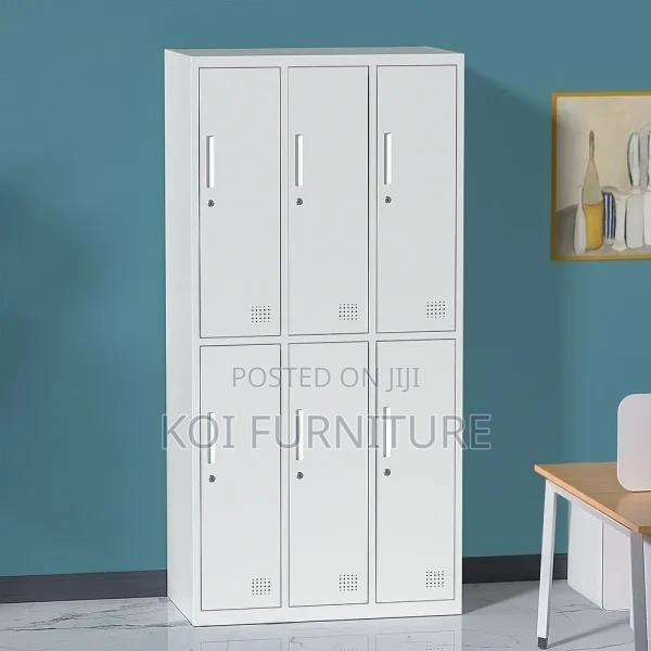 Office Cabinet : 6-Door Metallic Office Storage Locker Cabinet. - thumbnail 2