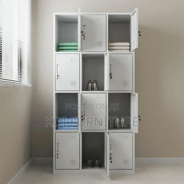 Office Cabinet : 6-Door Metallic Office Storage Locker Cabinet. - thumbnail 3