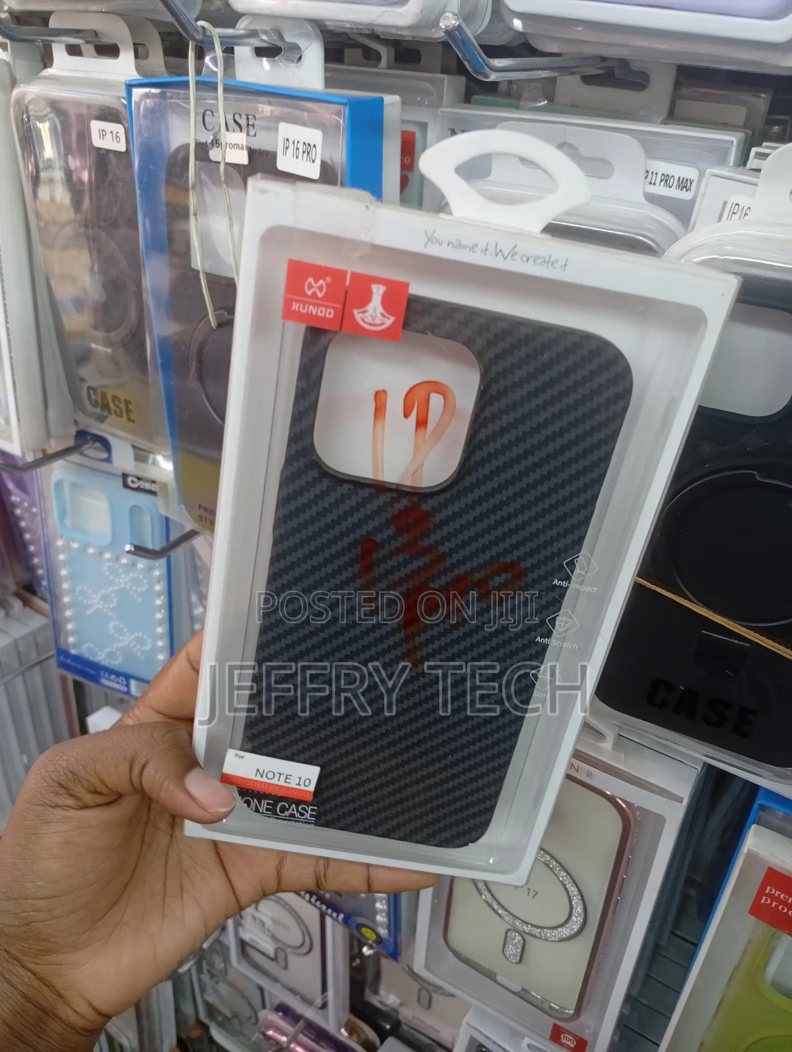 Carbon Fiber Texture Case Designed for the Samsung Galaxy Note 10.