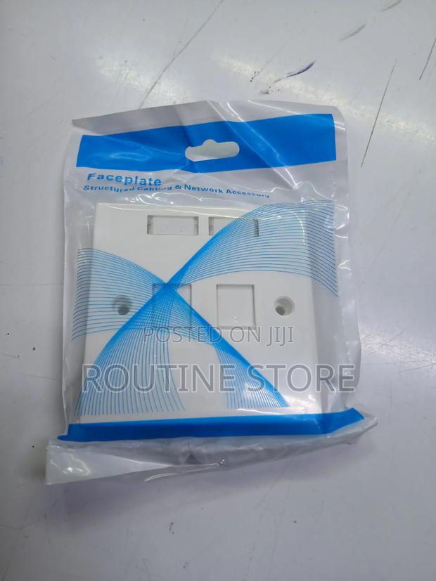 Apkr Cat 6 Double Faceplates