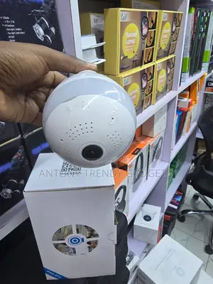 Led Light Bulb Security Camera 360 Degree Monitoring Cam