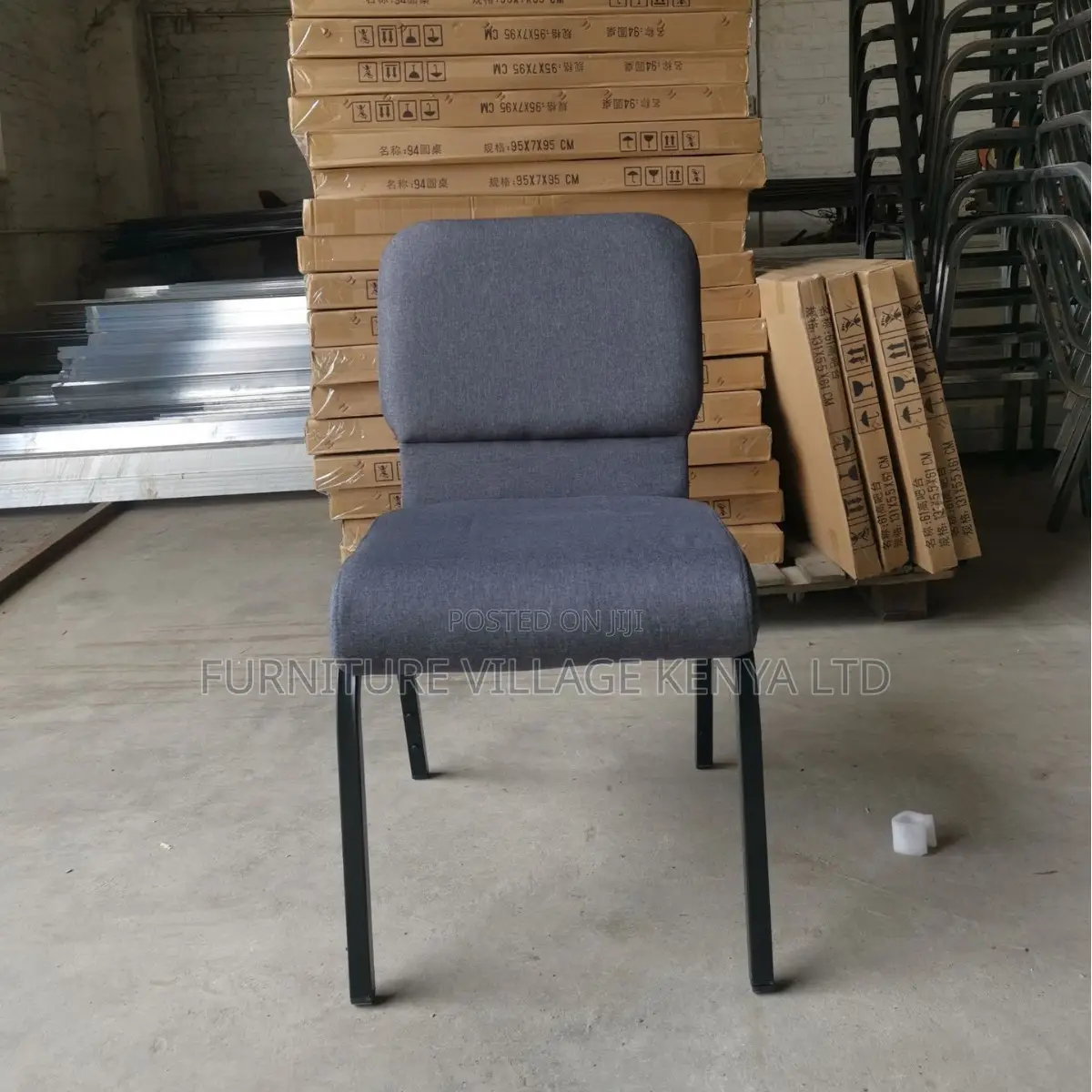 Modern Armless Fabricated Wedding Banquet Chair