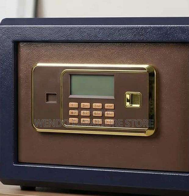 Office Safe; 28kgs Fireproof Metallic Wall Digital Safe Box - thumbnail 2