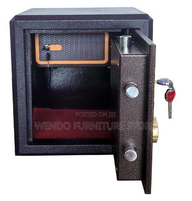 Office Safe; 28kgs Fireproof Metallic Wall Digital Safe Box - thumbnail 5