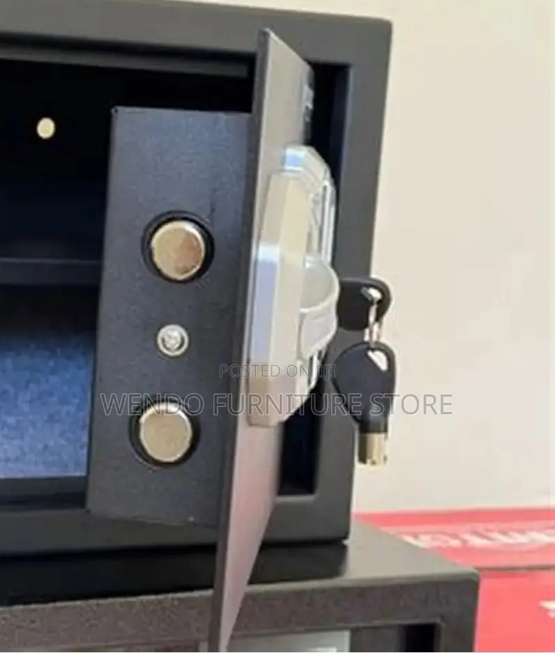 Office Safe; 28kgs Fireproof Metallic Wall Digital Safe Box