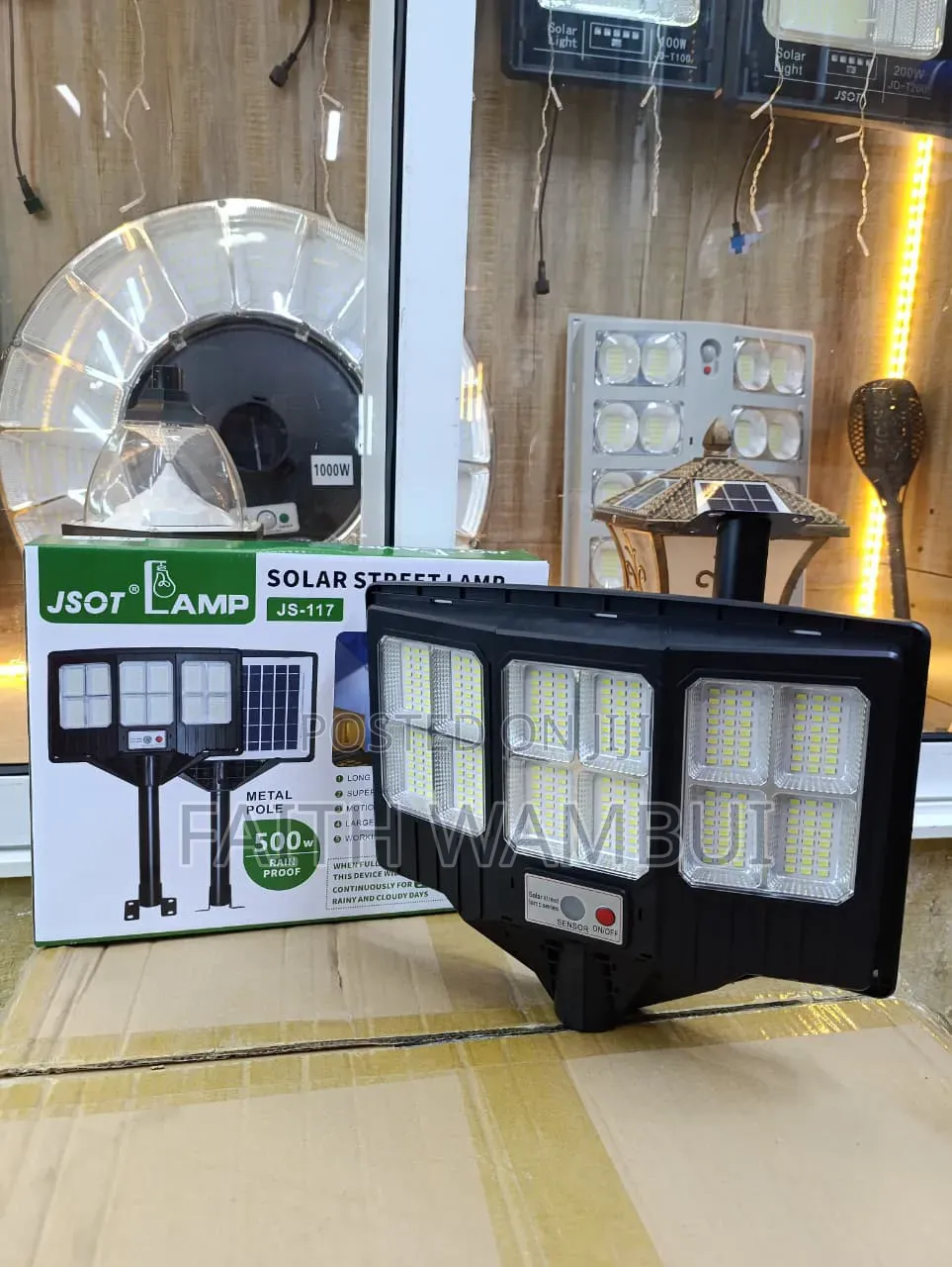 Jsot Solar 500 Watts Solar Street Lamp