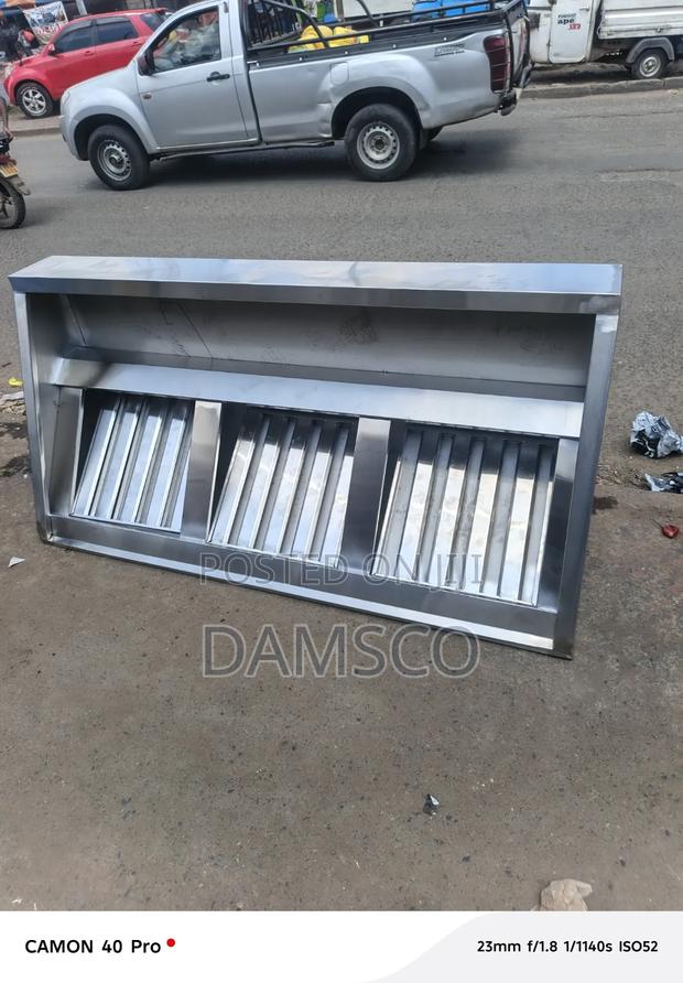 Stainless Kitchen Hood - main view