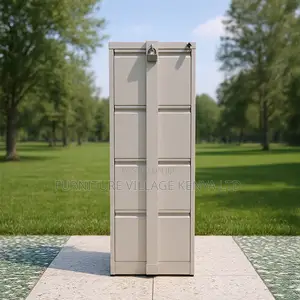 4-Drawer Steel Document Storage Cabinet With Lock Bar
