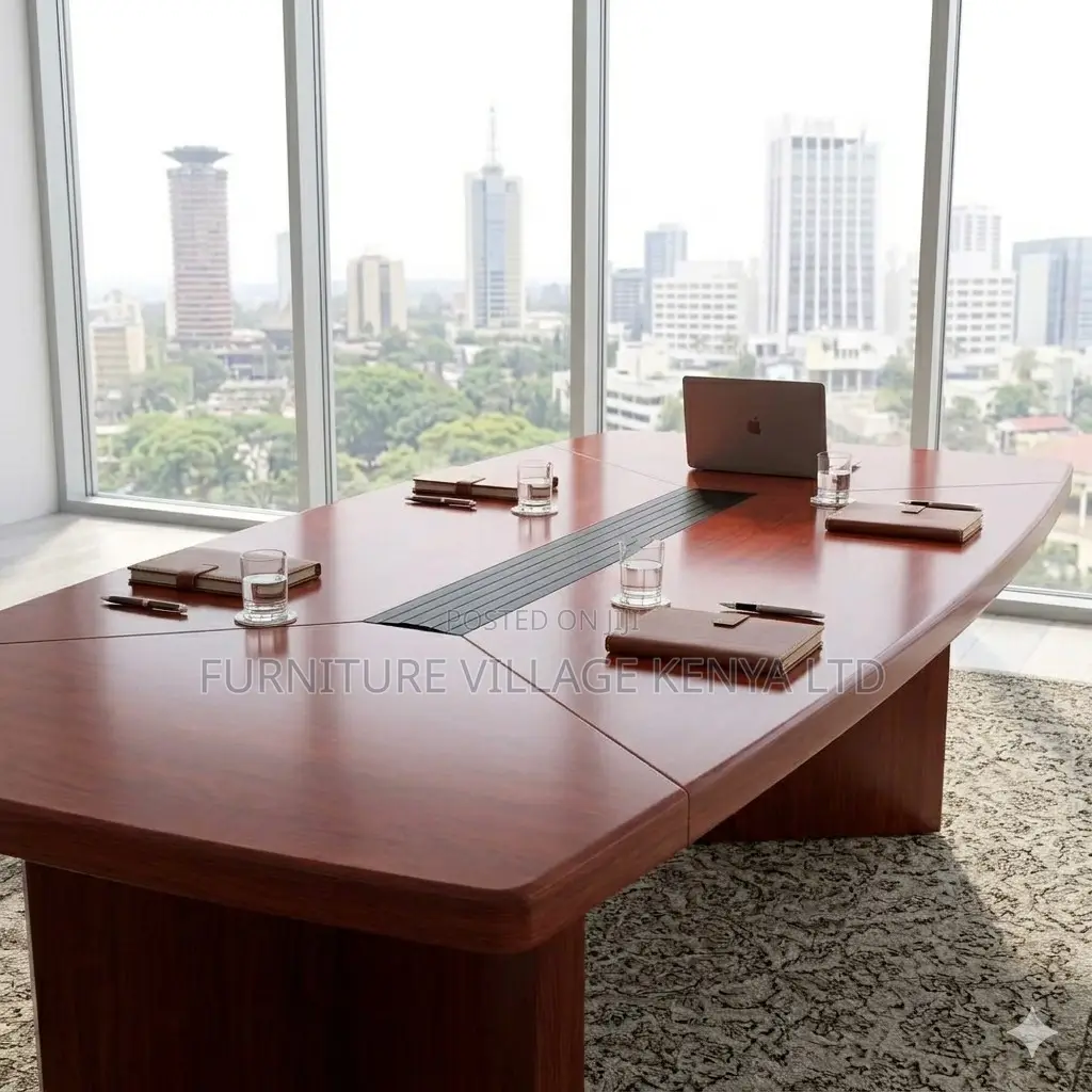 3000mm Mahogany Meeting Executive Table