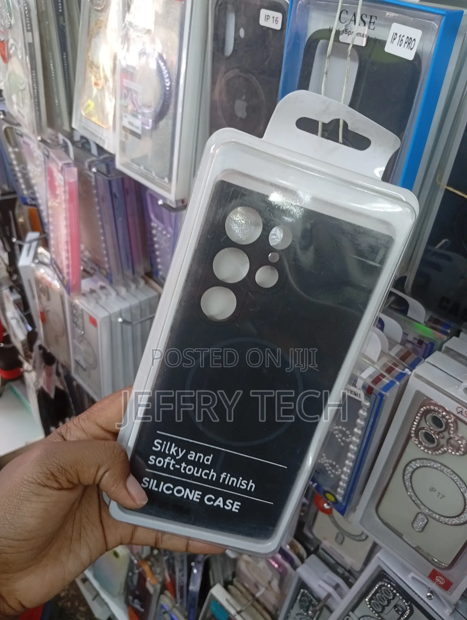 Black Samsung Galaxy S24 Ultra Silicone Case