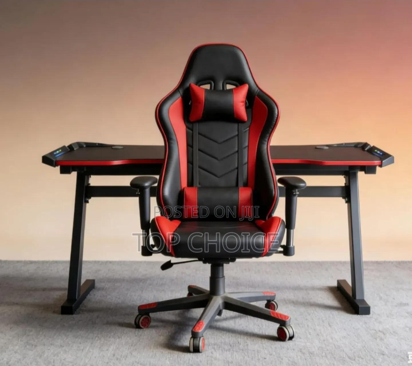 Gaming Chairs and Gaming Table Set