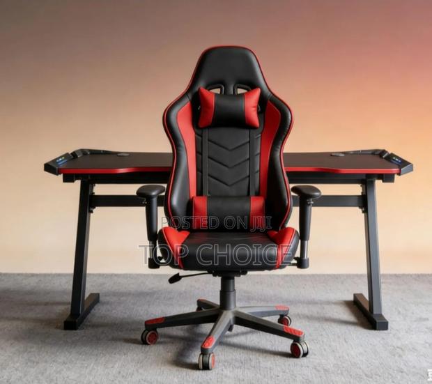 Gaming Chairs and Gaming Table Set