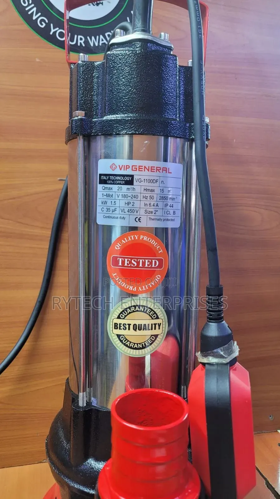 Sewage Submersible Pump 2hp (2")