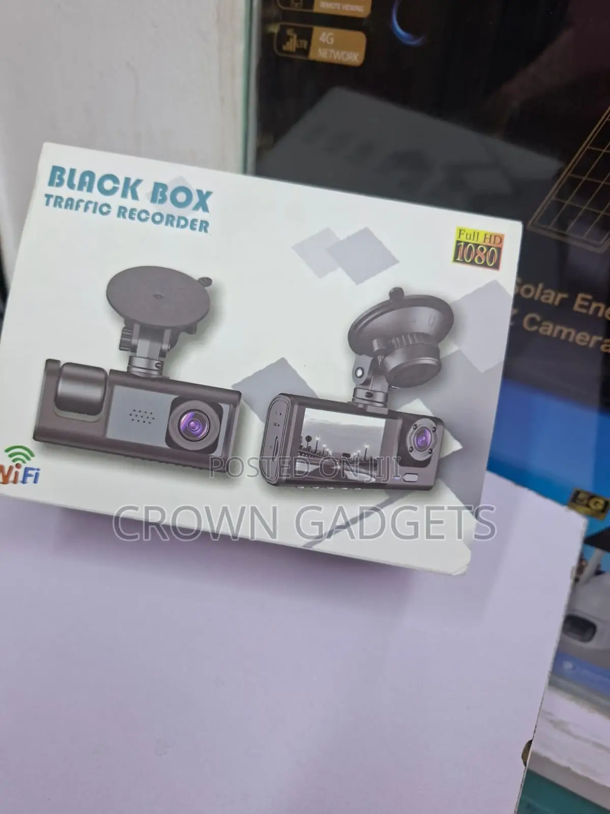 Black Box C309 Full Hd Dash Cam Front Rear Camera Kit