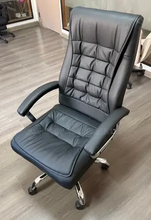 Adjustable Height Executive Office Leather Chair