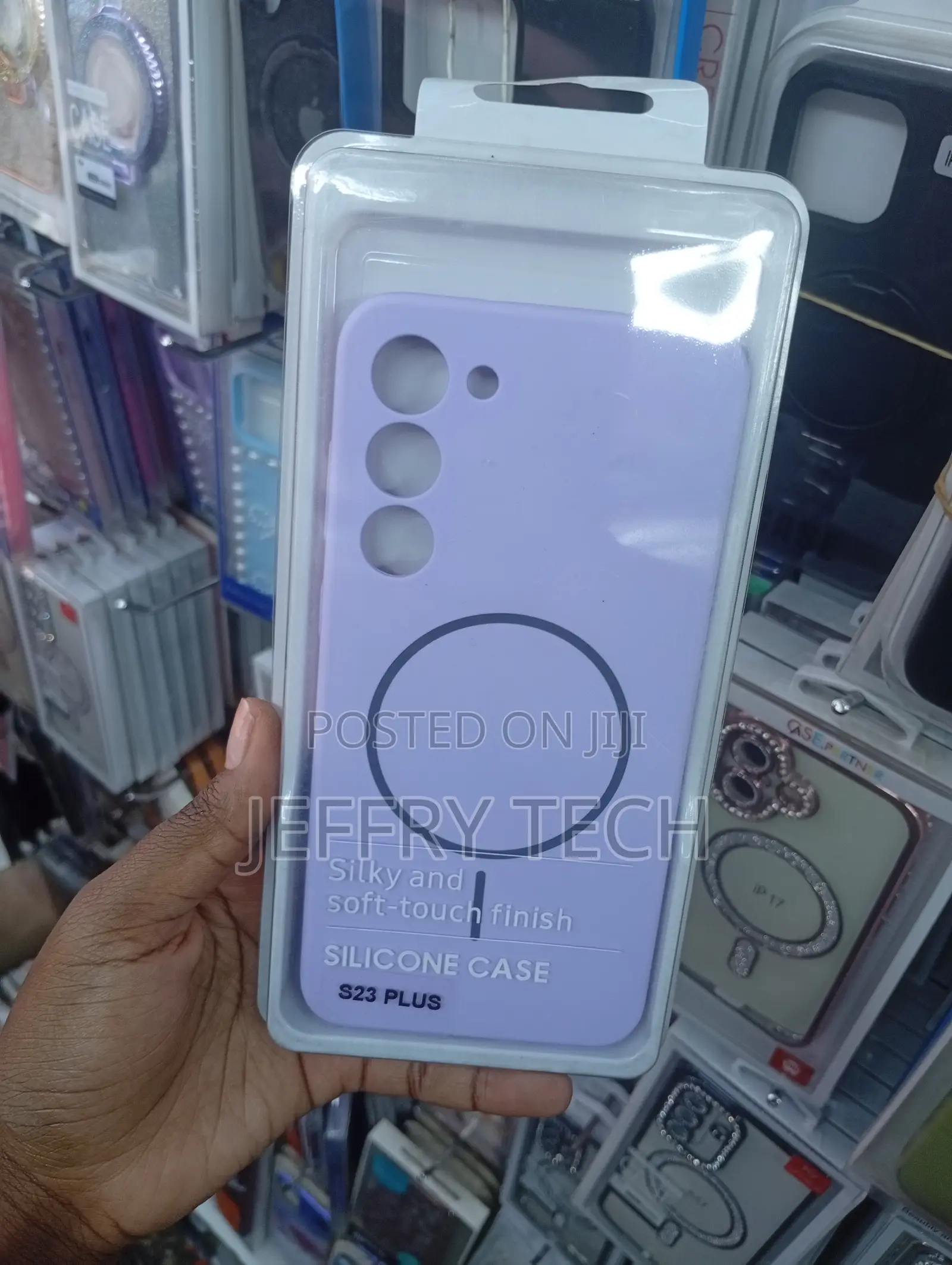 Silicone Phone Case Designed for the Samsung Galaxy S23 Plus In