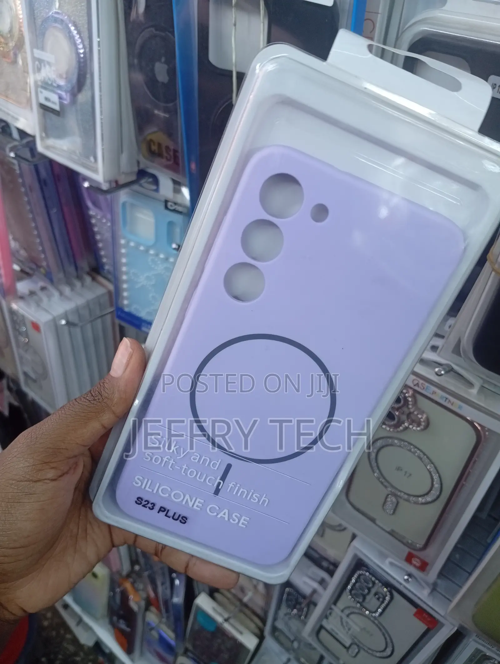 Silicone Phone Case Designed for the Samsung Galaxy S23 Plus In