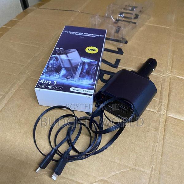 C1 Multi-Device Car Charging Adapter With 4-in-1 Charging Capability