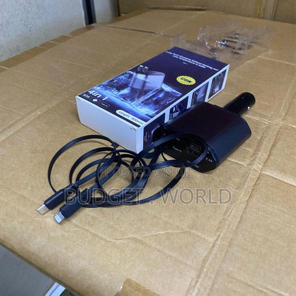 C1 Smart Car Phone Charger 4-in-1 With High-Speed Charging Technology