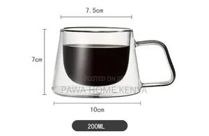 1pc Double Wall Crystal Acrylic Cup / Mug