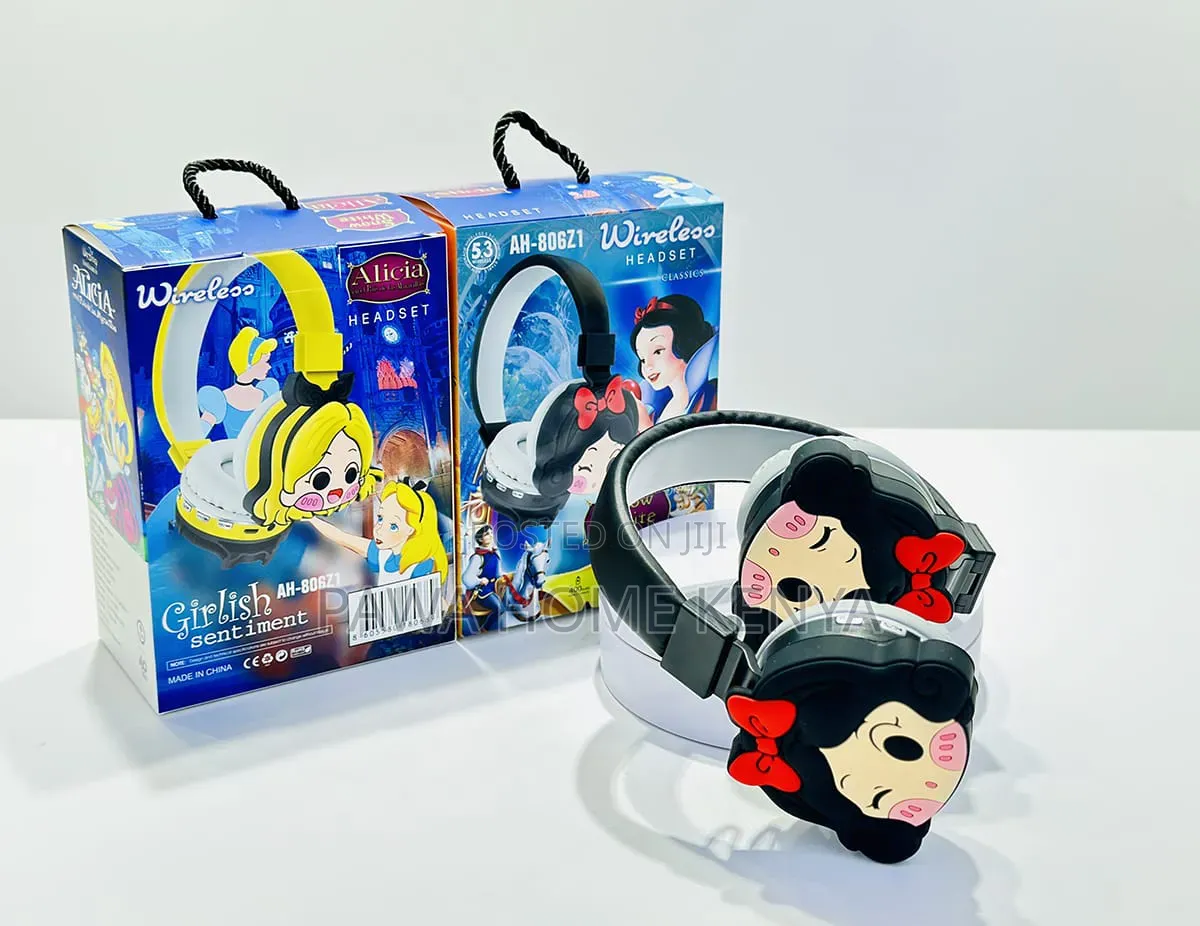 Cartoon Themed Wireless Headphones