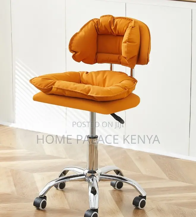 Bar Stool: Adjustable Swivel Counter Stool With Backrest
