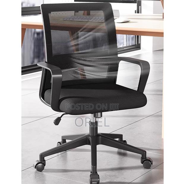 Office Chair : Office Mid-Back Ergonomic Chair - thumbnail 4