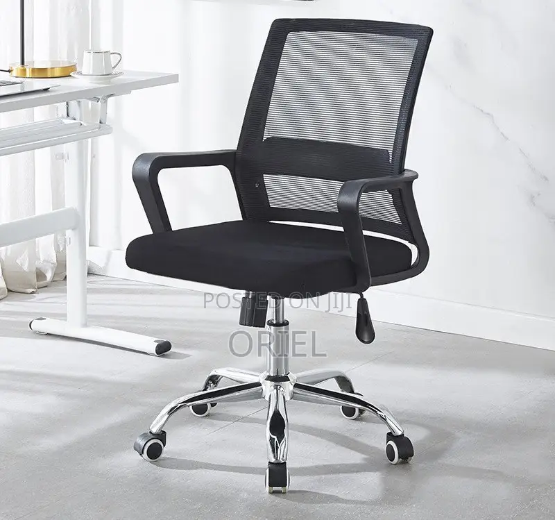 Office Chair : Office Mid-Back Ergonomic Chair