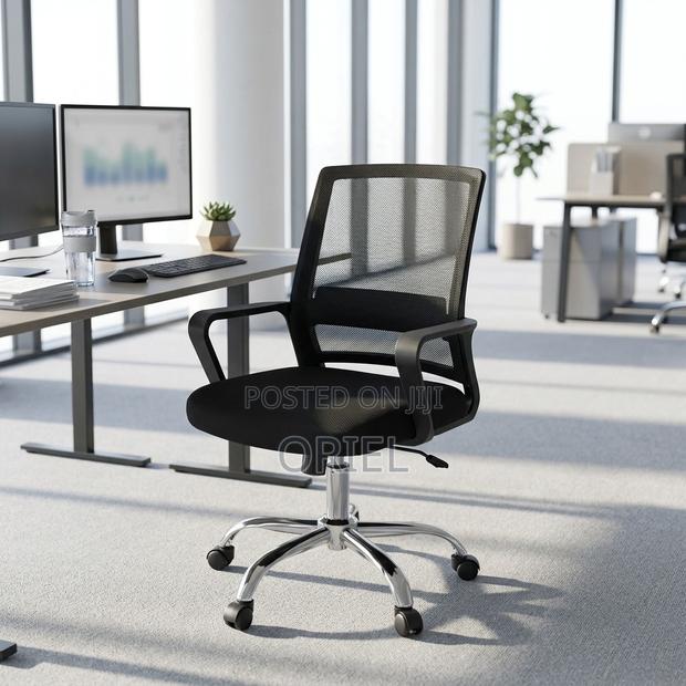 Office Chair : Office Mid-Back Ergonomic Chair - thumbnail 17