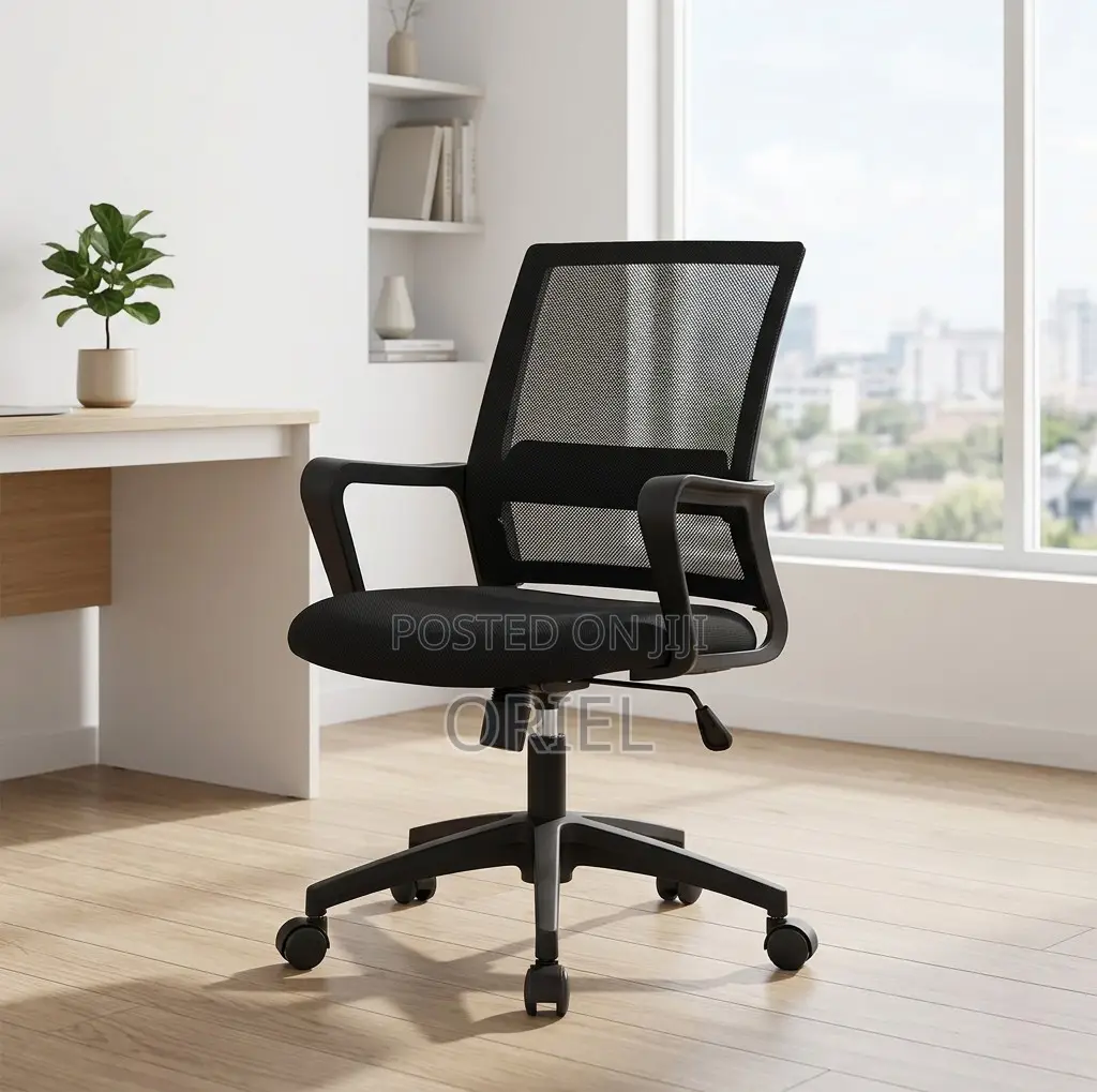 Office Chair : Office Mid-Back Ergonomic Chair
