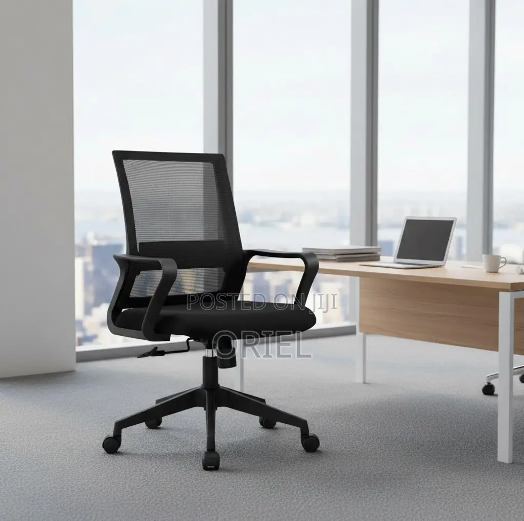 Office Chair : Office Mid-Back Ergonomic Chair