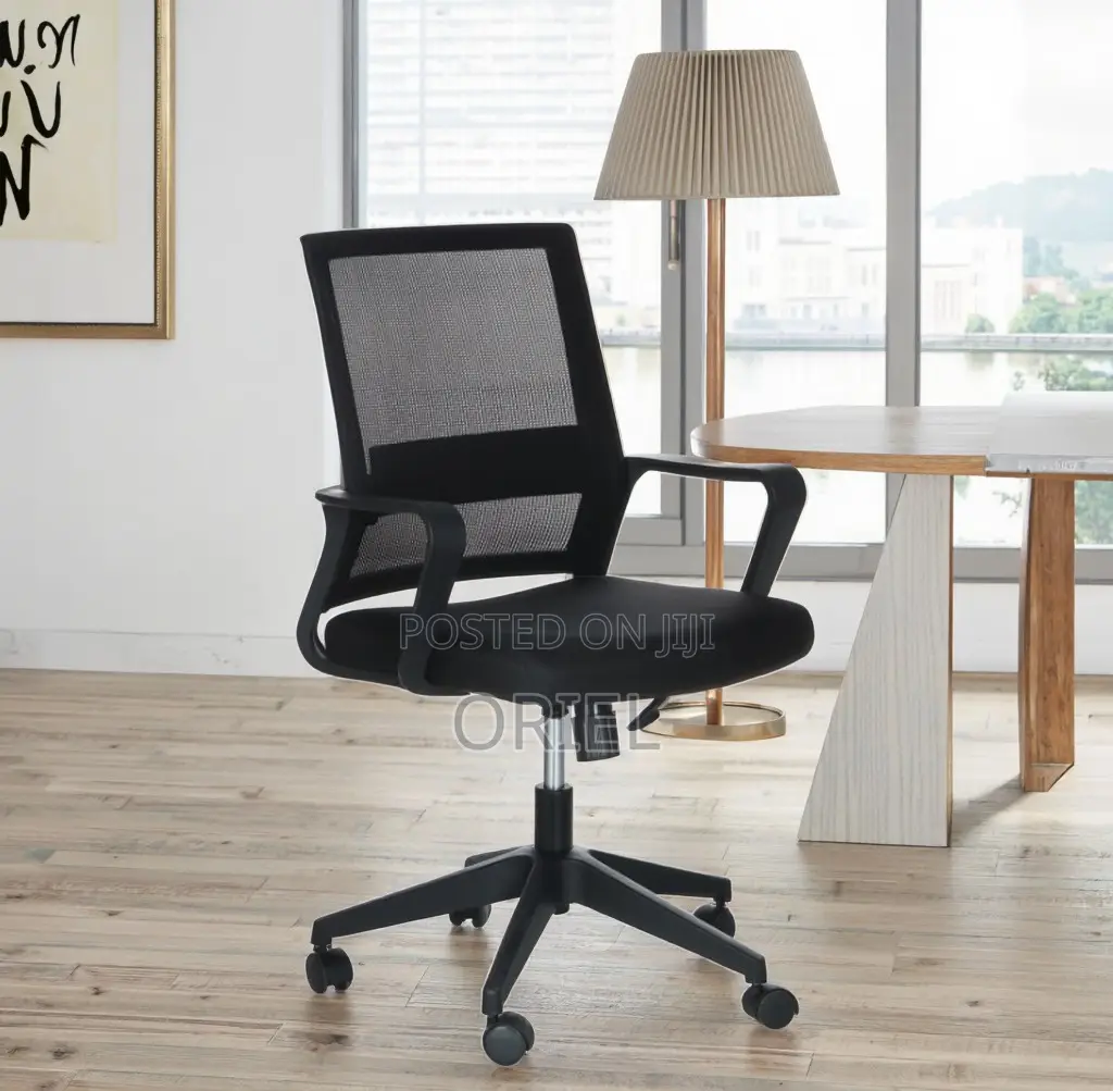Office Chair : Office Mid-Back Ergonomic Chair