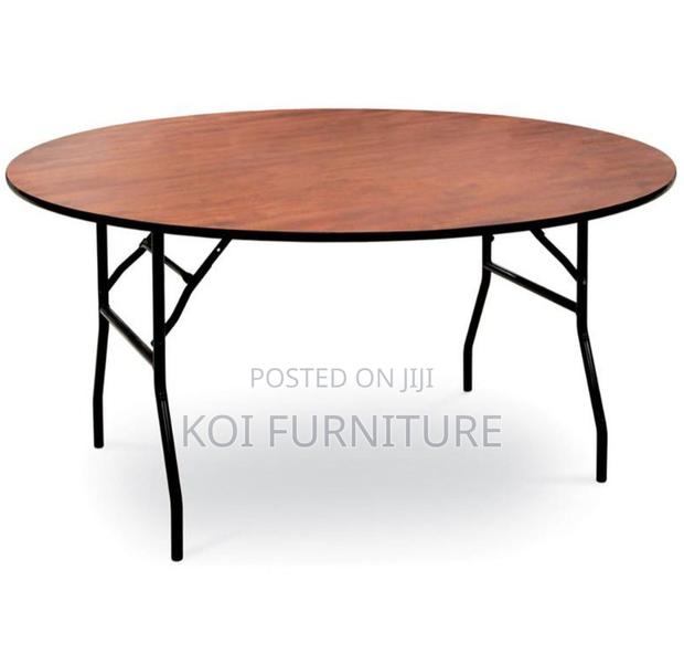 Office Table : Foldable Round Boardroom Table - thumbnail 2