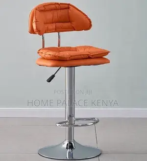 Bar Stool: Adjustable Swivel Counter Stool With Backrest