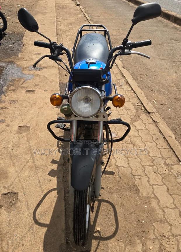 Honda CG110 2022 Blue - thumbnail 3