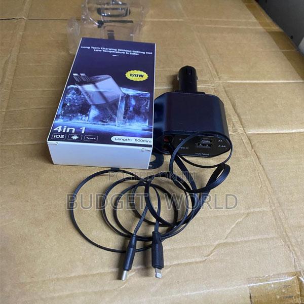 C1 High-Efficiency 4-in-1 Car Charging Station for Multiple Devices