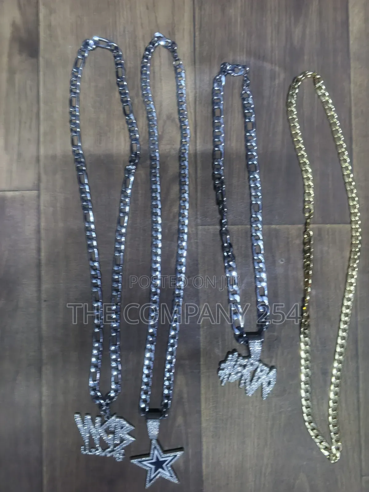 Quality Casual Iced Plain Unisex Hip Hop Necklace Chains