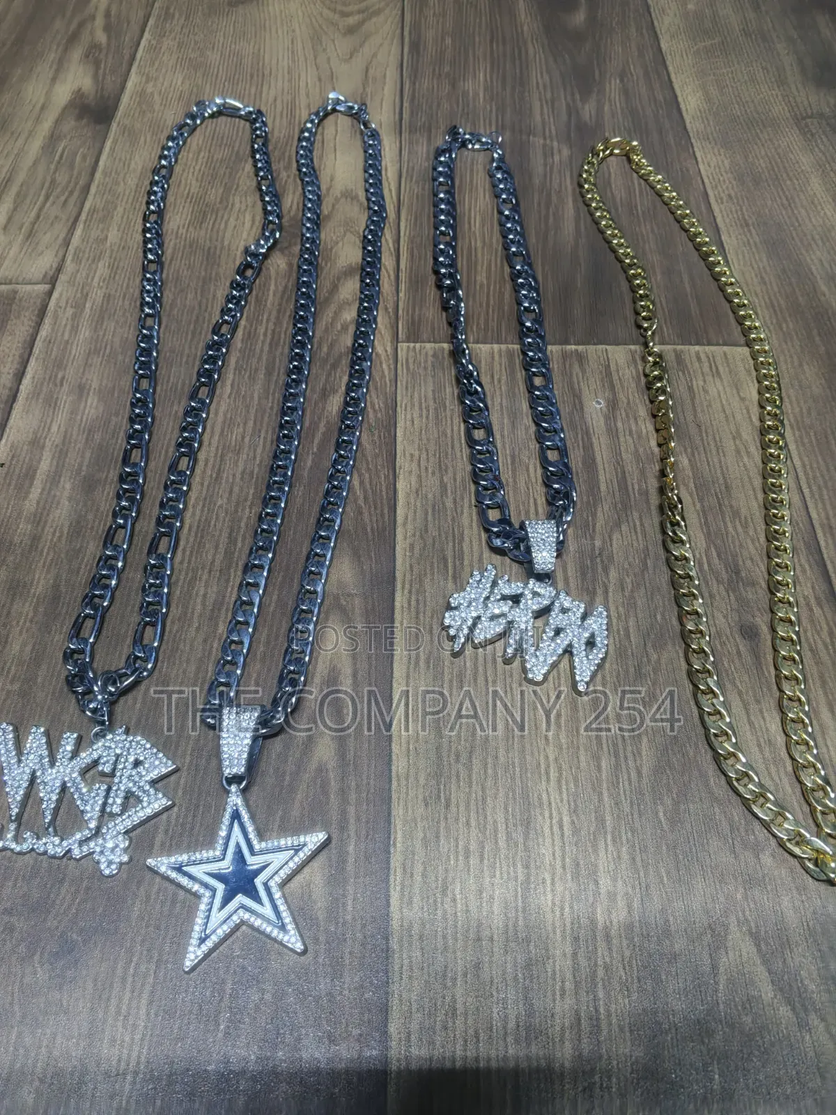 Quality Casual Iced Plain Unisex Hip Hop Necklace Chains