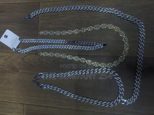 Quality Casual Iced Plain Unisex Hip Hop Necklace Chains