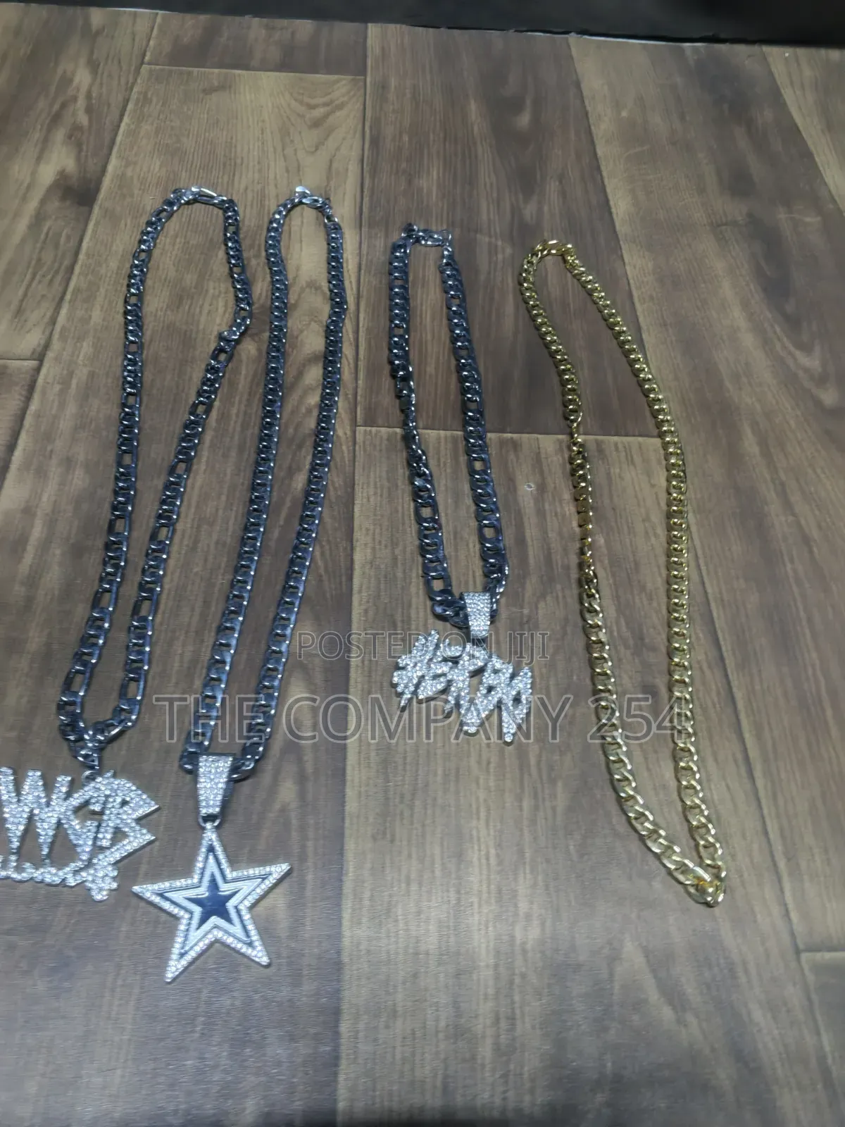 Quality Casual Iced Plain Unisex Hip Hop Necklace Chains