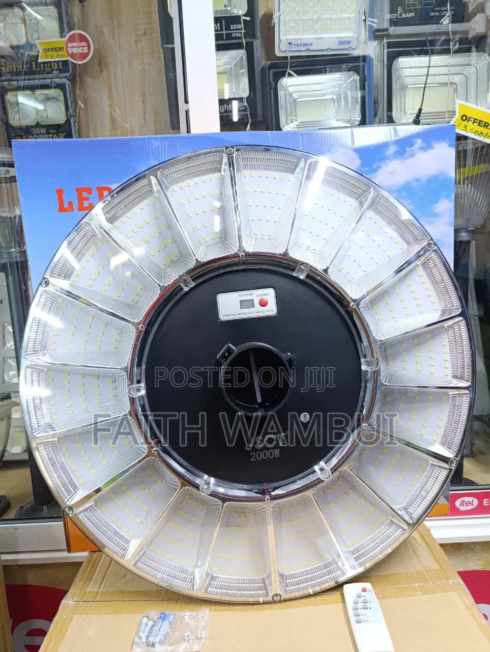 2000 Watts Solar Affordable Solar Round Street Lights