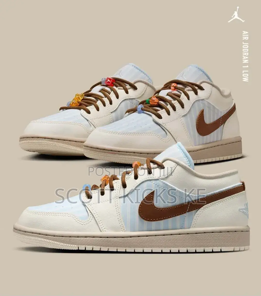 Air Jordan 1 Low Pinstripe