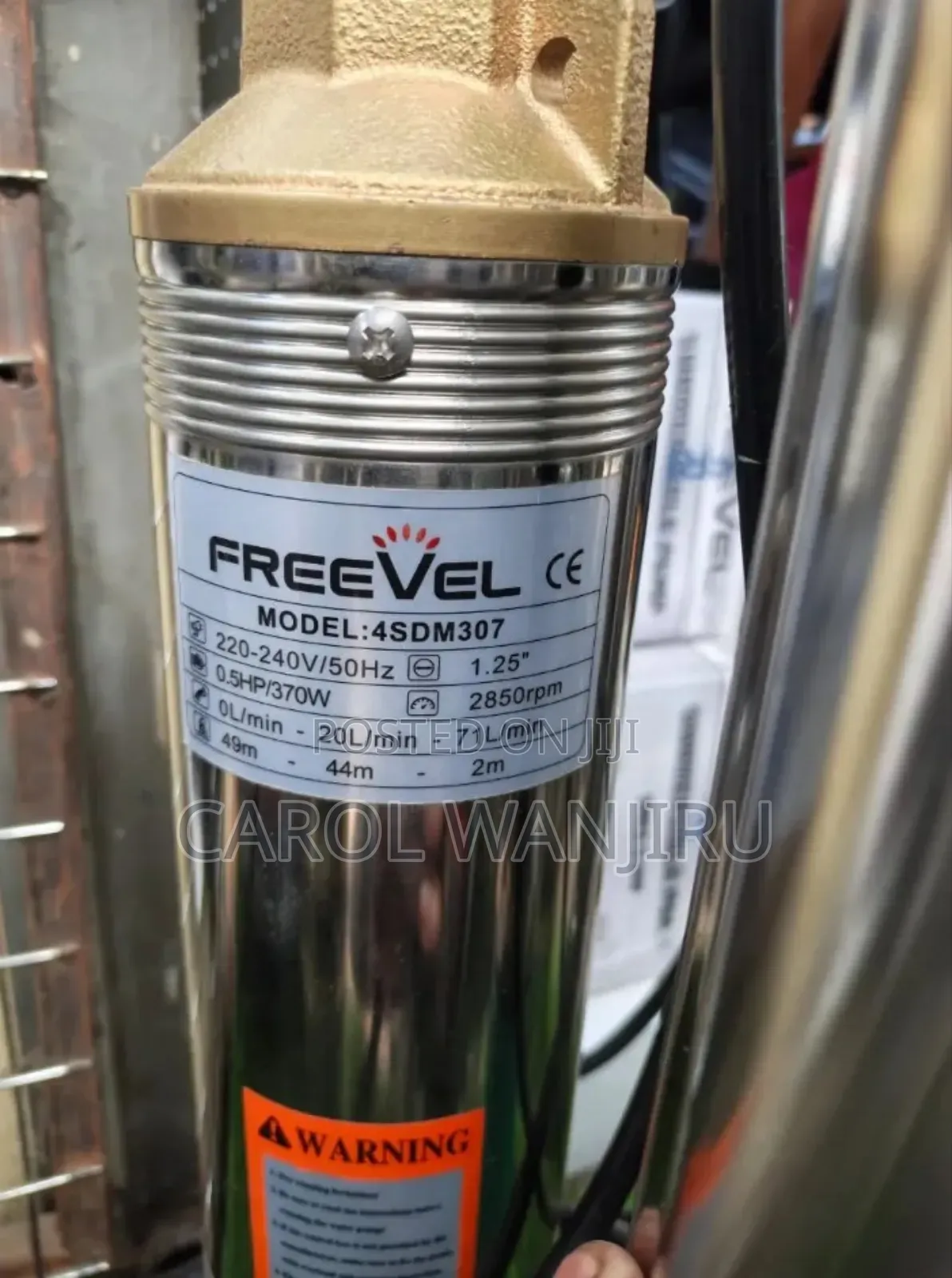 Freevel 0.5hp Submersible Water Pump/0.5hp Submersible Water Pump