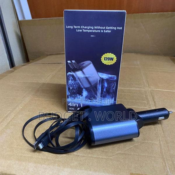 C1 Portable 4-in-1 Car Phone Charging Hub for Drivers and Passengers